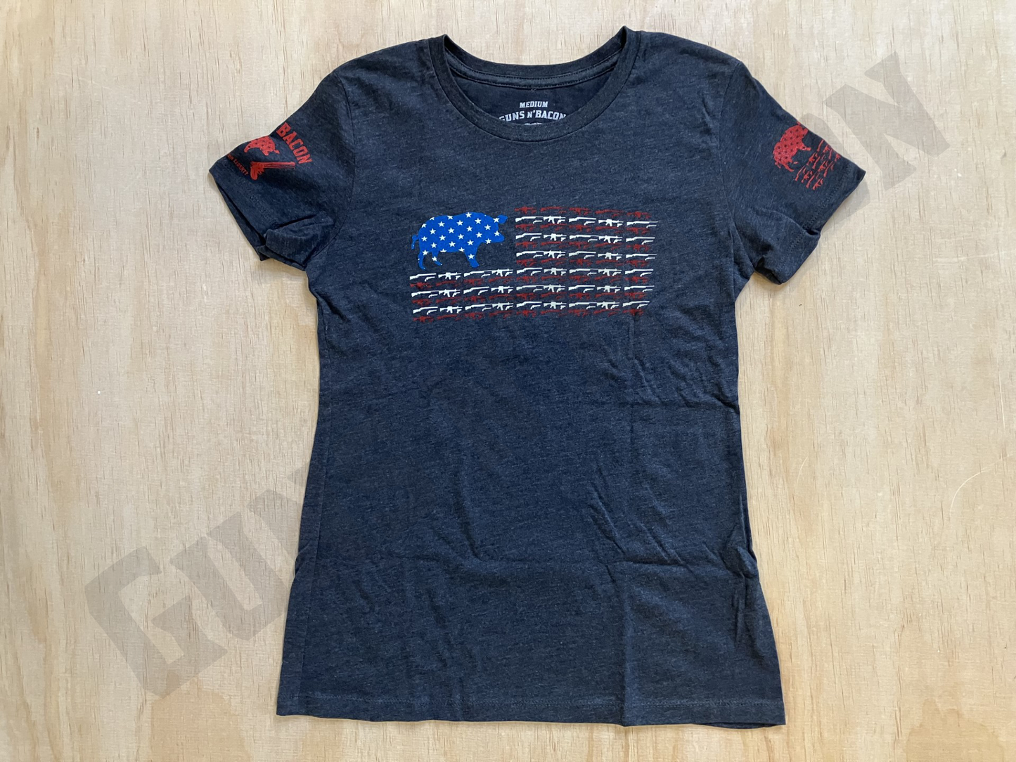 Women's Gn'B Flag (Red, White, & Blue) (Slim Fit)